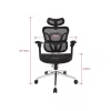 Equip Szék - 651051 (Premium, ergonomikus, Max teherbírás: 150kg, fekete)