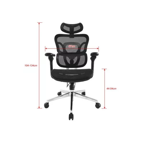 Equip Szék - 651051 (Premium, ergonomikus, Max teherbírás: 150kg, fekete)