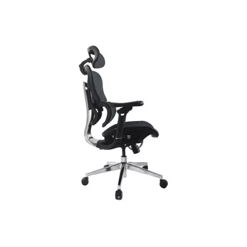 Equip Szék - 651052 (Premium, ergonomikus, Max teherbírás: 150kg, fekete/kék)