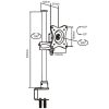 SUNNE (LCD-B11) Monitor asztali konzol, dönthető, forgatható, 13-27"