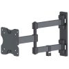 Manhattan TV állvány - Fali, dönthető, forgatható, TV állvány Fekete (max.VESA:100x100)(13"-27"-ig)