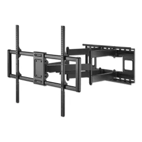   Manhattan TV állvány - Fali dönthető, forgatható TV állvány Fekete (max.VESA:900x600)(60"-120"-ig) 120kg teherbírás