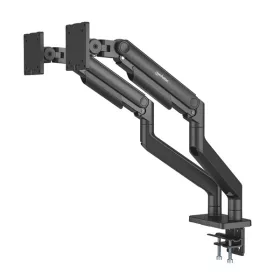   Manhattan asztali állvány -  Mechanikus, rugós, dönthető, 1db monitor  (17"-45"-ig, 360° fordítás, 20kg, fekete)