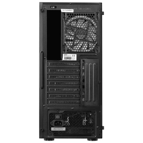 Everest Számítógépház - X-RACER (fekete; üveg; ATX; alsó táp; 4x120mm LED, 1xUSB3.0 + 2xUSB2.0)