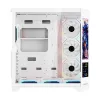 Rampage Számítógépház - NOVA V2 (fehér; üveg; ATX; 9,17" LCD kijelző, 7x120mm A-RGB, 1xUSB3.0 + 1xUSB-C)