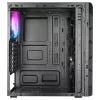 Everest Számítógépház - CREST V1 (fekete; üveg; ATX; alsó táp; 4x120mm RGB, 1xUSB3.0 + 2xUSB2.0)