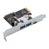 Orico PCI-E bővítőkártya - PNU-2A1C-BK /114/ (PCI-E x1, Kimenet: 2x USB-A 3.0 + USB-C)