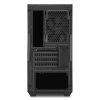 Sharkoon Számítógépház - V1000 (fekete; fekete belső; mATX; 2xUSB3.0; I/O; 2x120mm venti)