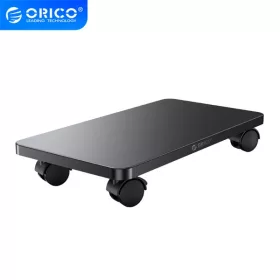   Orico Számítógép állvány - CPB6-BK (21,3 x 41 x 2 cm, gurulós, acél, fekete)