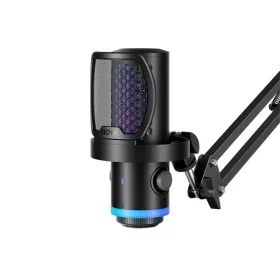   BOYA Mikrofon - CastMic G40B (USB, LED, fekete) + Boom Arm állvány