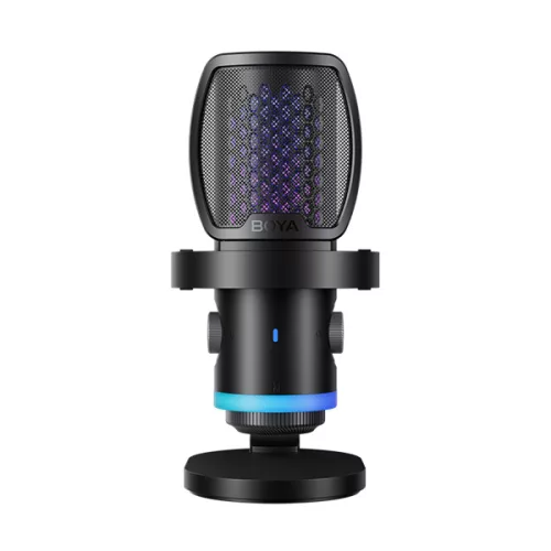 BOYA Mikrofon - CastMic G40 (USB, állvány, LED, fekete)