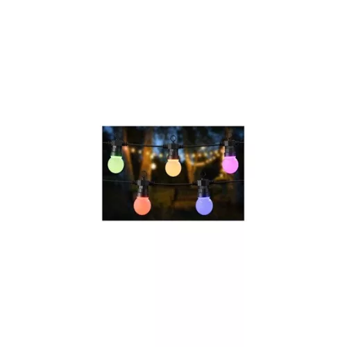 Woox Smart Home Kültéri Party fényfüzér - R5195 (10 RGB+CCT, 9m, távirányító)