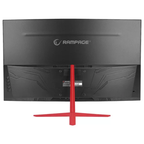 Rampage Monitor 27" - BLAZE BL27R165C  (VA, 165Hz, 1ms, 16:9, 1920x1080, 220cd/m2, HDMI, DP, fekete, FreeSync, ívelt)