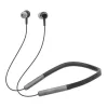 Manhattan Fülhallgató -  Bluetooth 5.0 + EDR vezetéknélküli, mikrofon, hangerőszabályzó, neckband, Fekete