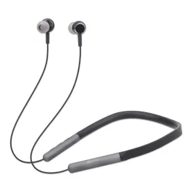  Manhattan Fülhallgató -  Bluetooth 5.0 + EDR vezetéknélküli, mikrofon, hangerőszabályzó, neckband, Fekete