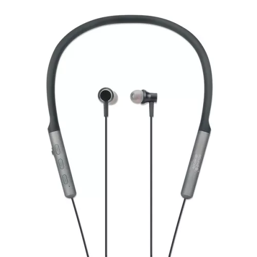 Manhattan Fülhallgató -  Bluetooth 5.0 + EDR vezetéknélküli, mikrofon, hangerőszabályzó, neckband, Fekete