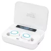 Manhattan Fülhallgató -  Bluetooth 5.0 vezetéknélküli, mikrofon, hangerőszabályzó, Powerbank funkció, Fehér