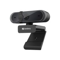   Sandberg Webkamera - USB Webcam Pro (2592x1944 képpont, 5 Megapixel, 30 FPS, USB 2.0, univerzális csipesz, mikrofon)