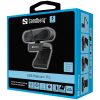 Sandberg Webkamera - USB Webcam Pro (2592x1944 képpont, 5 Megapixel, 30 FPS, USB 2.0, univerzális csipesz, mikrofon)