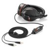 Sharkoon Fejhallgató - Rush ER3 Black (fekete; mikrofon; TRRS 3.5mm jack; hangerőszabályzó; nagy-párnás; 2.4m kábel)