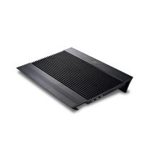   DeepCool Notebook Hűtőpad 17"-ig - N8 Black (25.1dB; max. 160,89 m3/h; 2x14cm, 4xUSB3.0, RGB)
