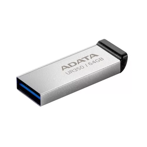 ADATA Pendrive - 64GB UR350 (USB3.2, víz és porálló, fekete)