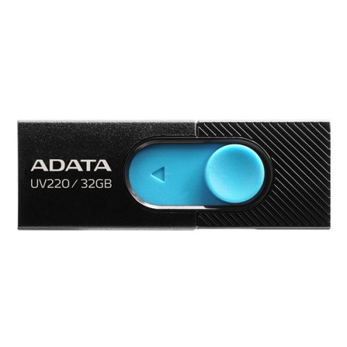 ADATA Pendrive - 32GB UV220 (USB2.0, Fekete-Kék)