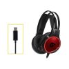 Conceptronic Fejhallgató - ATHAN01B (USB, Kompatilibis: PC/PS4, 7.1 hangzás, hangerőszabályzó, fekete)