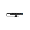Conceptronic USB Hub - HUBBIES05B (4 port, USB2.0, fekete)