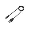 Conceptronic Aktív USB Hub - HUBBIES11B (4 port, USB3.0, 90cm kábel, USB táp, fekete)