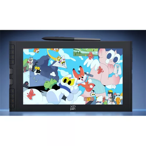 XP-PEN Grafikus kijelző - Artist 12 3nd gen. (11,9", IPS, 16:9, 1920x1080, 5080 LPI, PS 16K, 200 RPS, 8 gomb) fekete