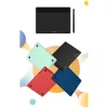 XP-PEN Grafikus tábla - DECO FUN L_BK (10"x6,3", 5080 LPI, PS 8192, 220 RPS, USB-C) fekete