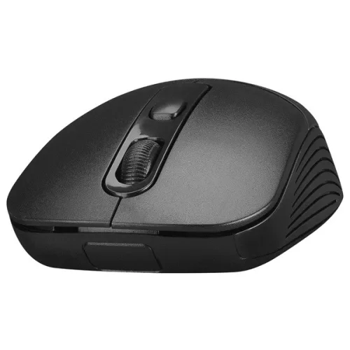 Everest Vezeték nélküli Egér - SM-18 Black (1600 DPI, 4gomb, optikai, fekete)