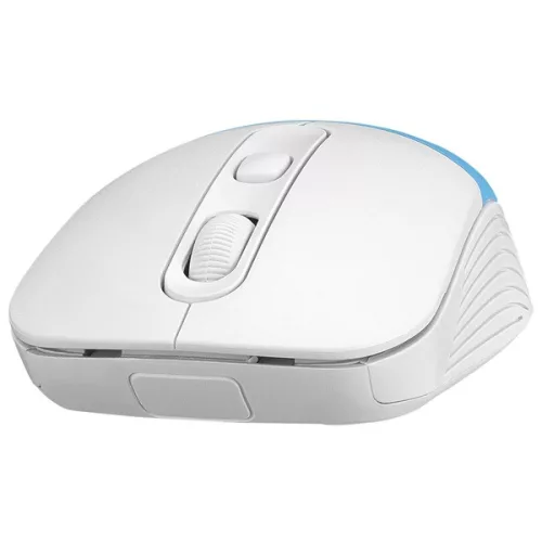 Everest Vezeték nélküli Egér - SM-18 Blue (1600 DPI, 4gomb, optikai, fehér-kék)