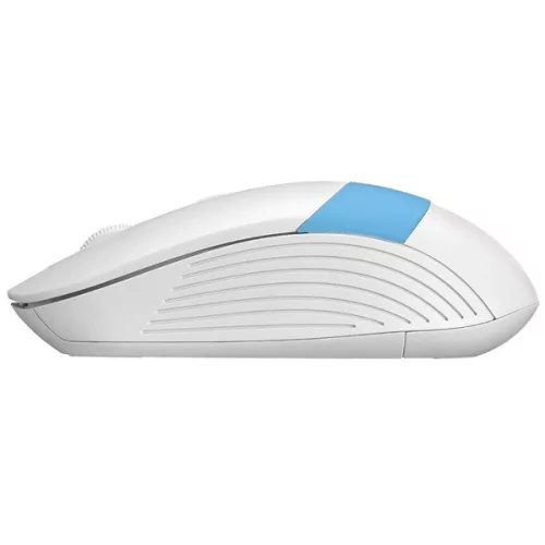 Everest Vezeték nélküli Egér - SM-18 Blue (1600 DPI, 4gomb, optikai, fehér-kék)