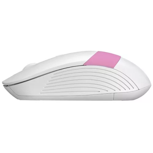 Everest Vezeték nélküli Egér - SM-18 Pink (1600 DPI, 4gomb, optikai, fehér-rózsaszín)