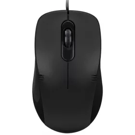   Everest Egér - SM-258 Black (1200 DPI, 3gomb, 1,1m kábel, optikai, fekete)