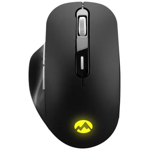 Everest Vezeték nélküli Egér - SM-W76X-HURRY (1600 DPI, 6 gomb, optikai, fekete, LED)