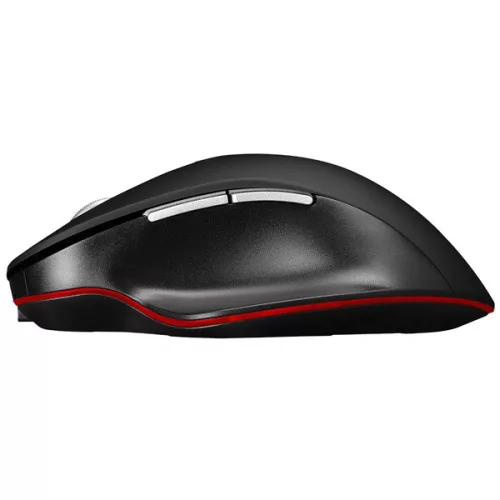 Everest Vezeték nélküli Egér - SM-W76X-HURRY (1600 DPI, 6 gomb, optikai, fekete, LED)