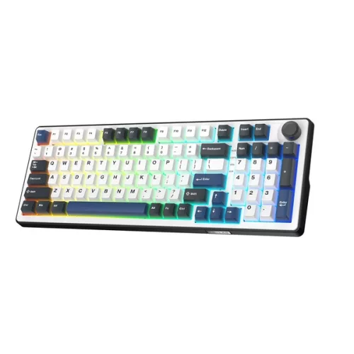 The G-Lab Gamer Billentyűzet - KEYZ ELITE 400 HE BW/US (RGB, cserélhető Mágneses switch, 8000Hz, USB, angol)