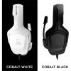 The G-Lab Fejhallgató - KORP COBALT/B (mikrofon, 3,5mm Jack, hangerőszabályzó, nagy-párnás, fekete)
