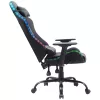 The G-Lab Gamer szék - KS ELECTRON EX (fekete; 90–135° dönthető háttámla, átllítható mag; 3D áll. kartámasz, RGB, 120kg)