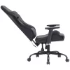The G-Lab Gamer szék - KS ELECTRON EX (fekete; 90–135° dönthető háttámla, átllítható mag; 3D áll. kartámasz, RGB, 120kg)