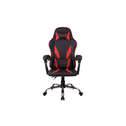 The G-Lab Gamer szék - KS NEON RED (piros; állítható magasság; áll. kartámasz)