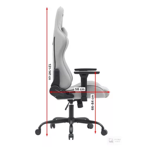 The G-Lab Gamer szék - KS PLATINIUM EX (fekete; 155°-ig dönthető háttámla, állítható magasság; 4D áll. kartámasz. 120kg)