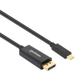 Manhattan Kábel - USB-C to DisplayPort, 4K@60Hz, 2m, Fekete