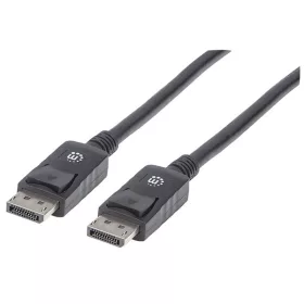   Manhattan Kábel - DisplayPort to DisplayPort ( DisplayPort 1.2, 4K@60hz,  10m, Fekete)