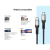 Manhattan Kábel - USB-C Male to USB-C Male kábel, 1m, PD3.1, 8K@60Hz, 240W/5A, Fekete