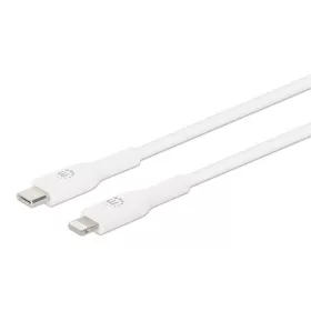   Manhattan Kábel - USB-C to Apple® MFi-certified Lightning, 1m, Fehér