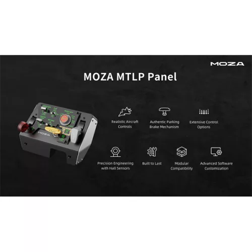 Moza Racing kiegészítő - Flight MTLP Vezérlő (Control Panel, Hall effect)